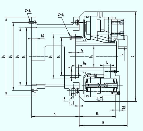 米乐m6弹簧气动管子卡盘(图1)